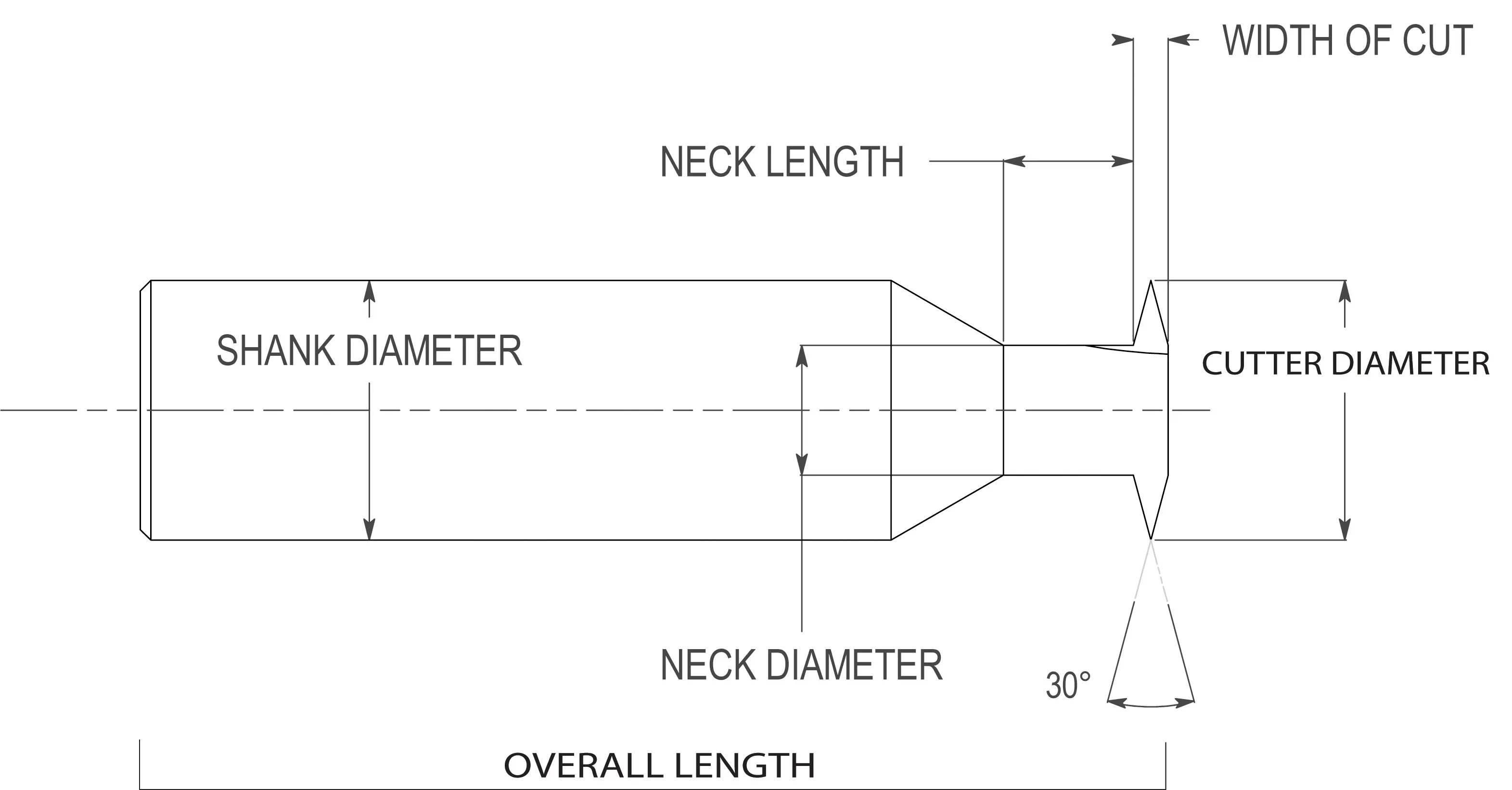 30° Double Angle Cutter