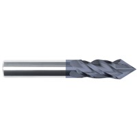 3/8 (.3750) Dia, 4 Flute 82° Carbide Drill Mill, 1.0000 Length of Cut AlTiN